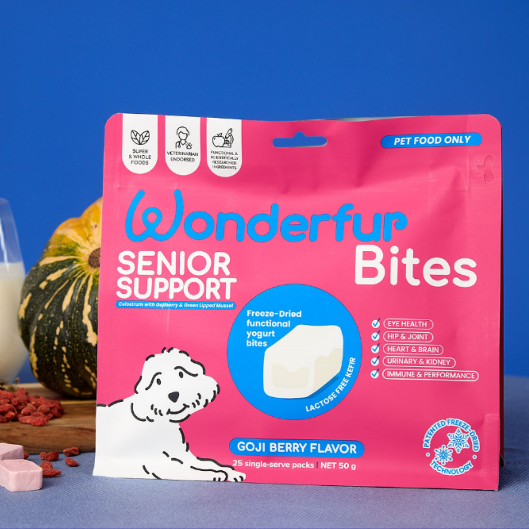 Wonderfur Bites Senior Dog Treats Food Supplements Vitamins wonderfurcompany