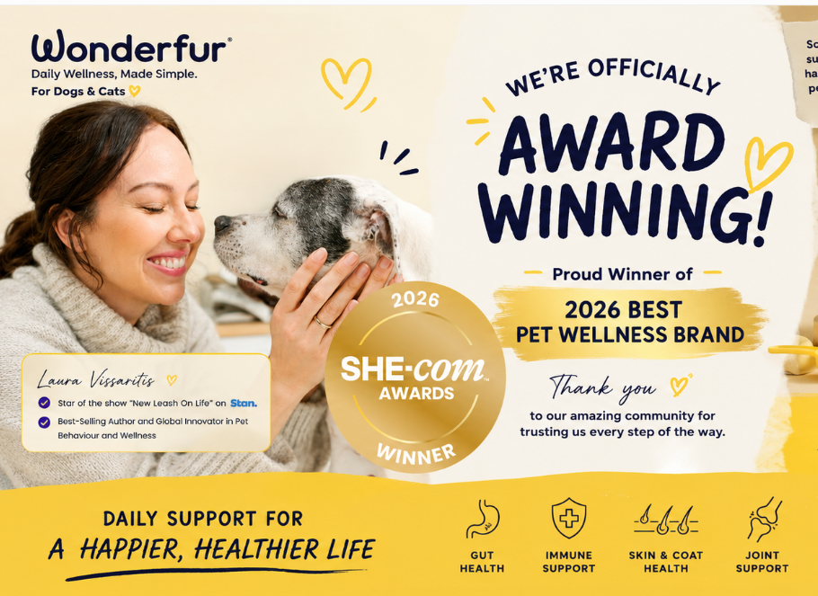 Wonderfur Named 2026 Best Pet Wellness Brand at the SHE-com Women in Ecommerce Awards
