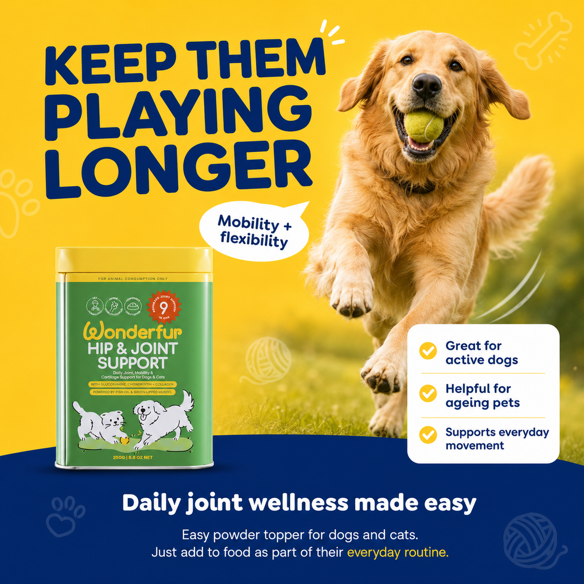 great for active dogs
