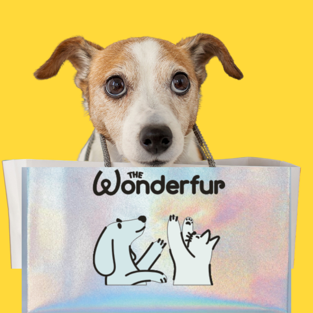 Wonderfur branded tote bag, reusable tote bag, 