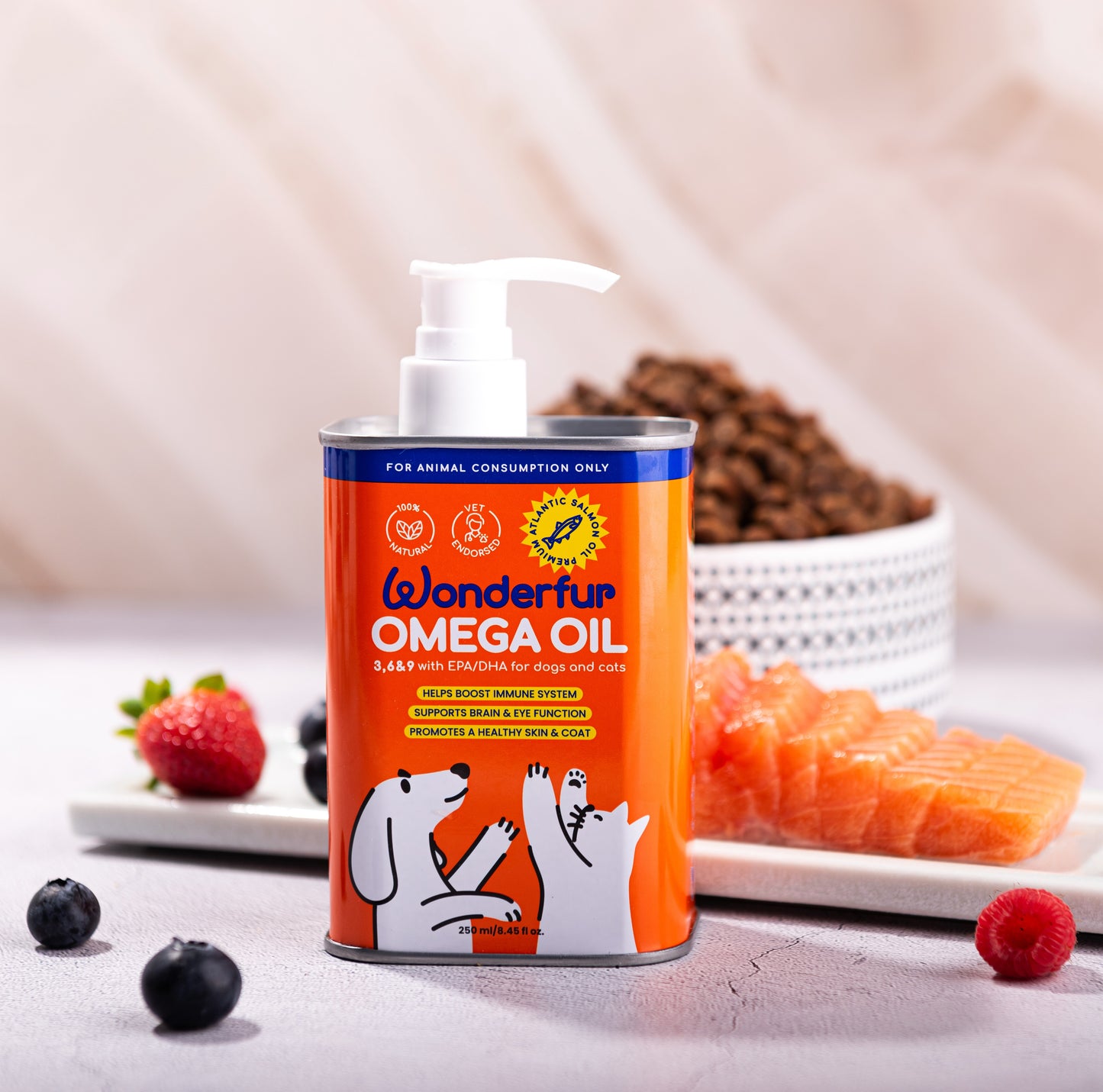 fish oil for dogs and cats, salmon oil 